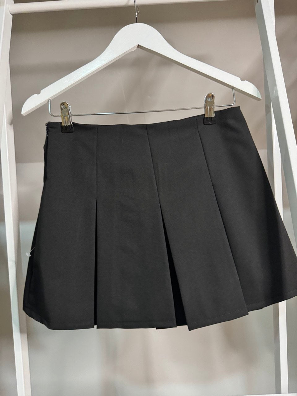 Falda pantalón tablas negro
