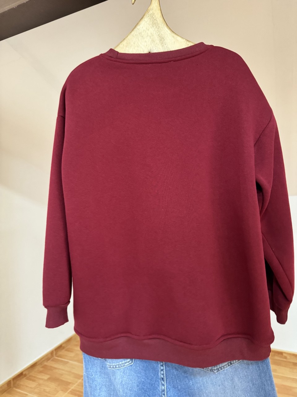 Cherries maroon sweatshirt
