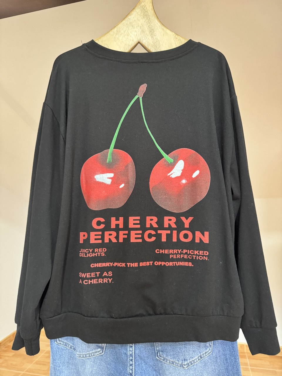 Black cherry perfection sweatshirt