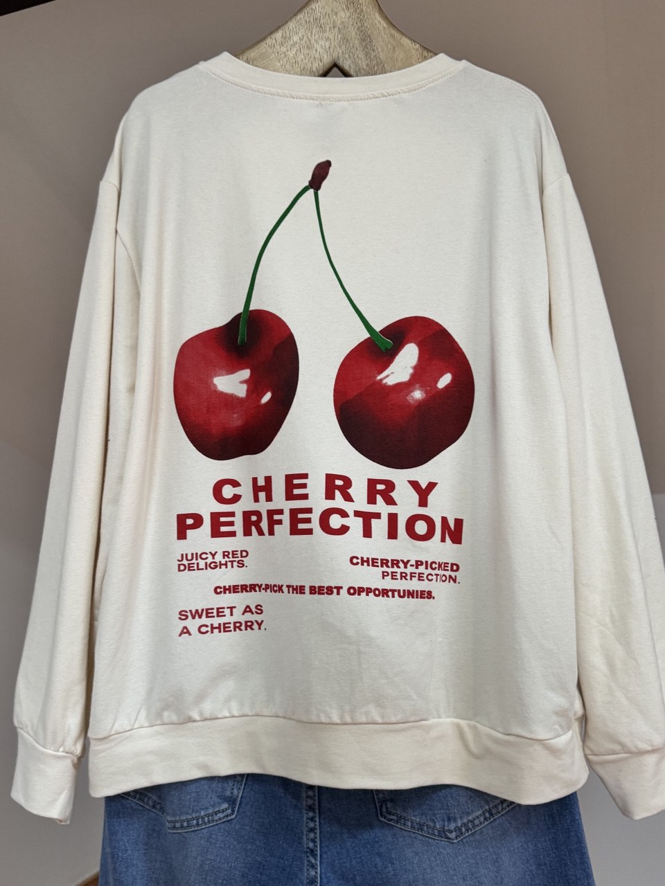 Black cherry perfection sweatshirt