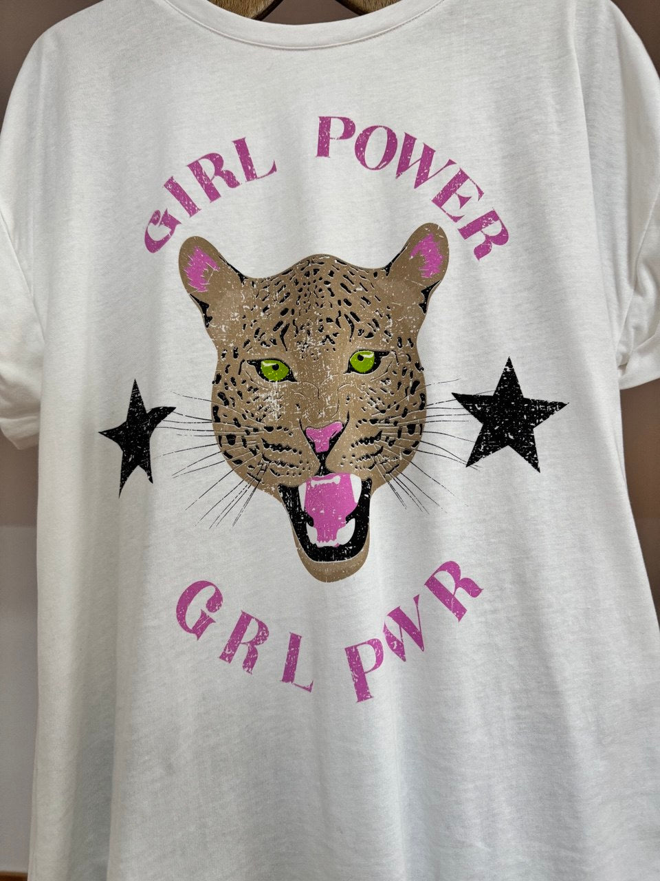 Girl Power White Short Sleeve T-Shirt