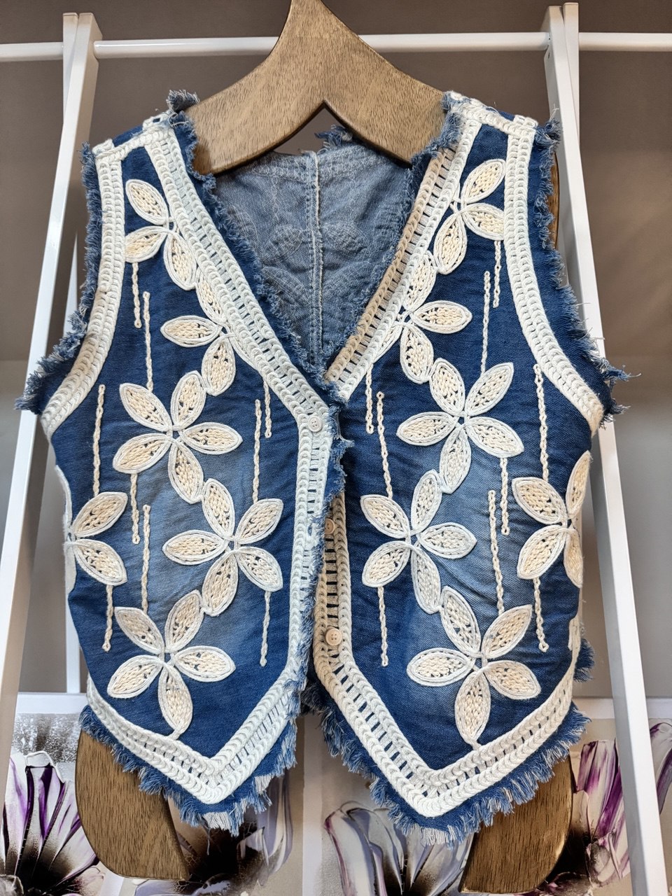 Chaleco Denim Boho