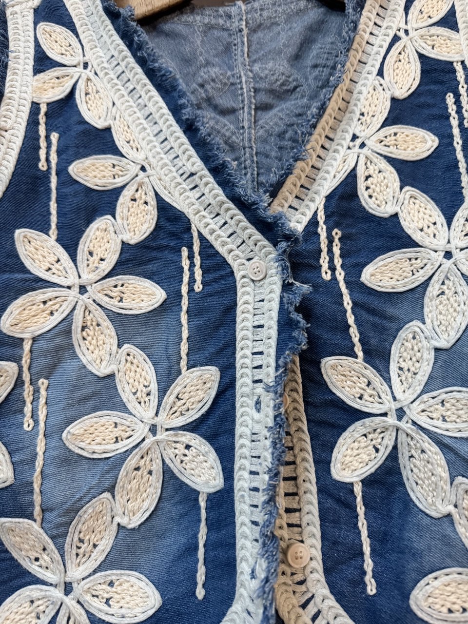 Chaleco Denim Boho