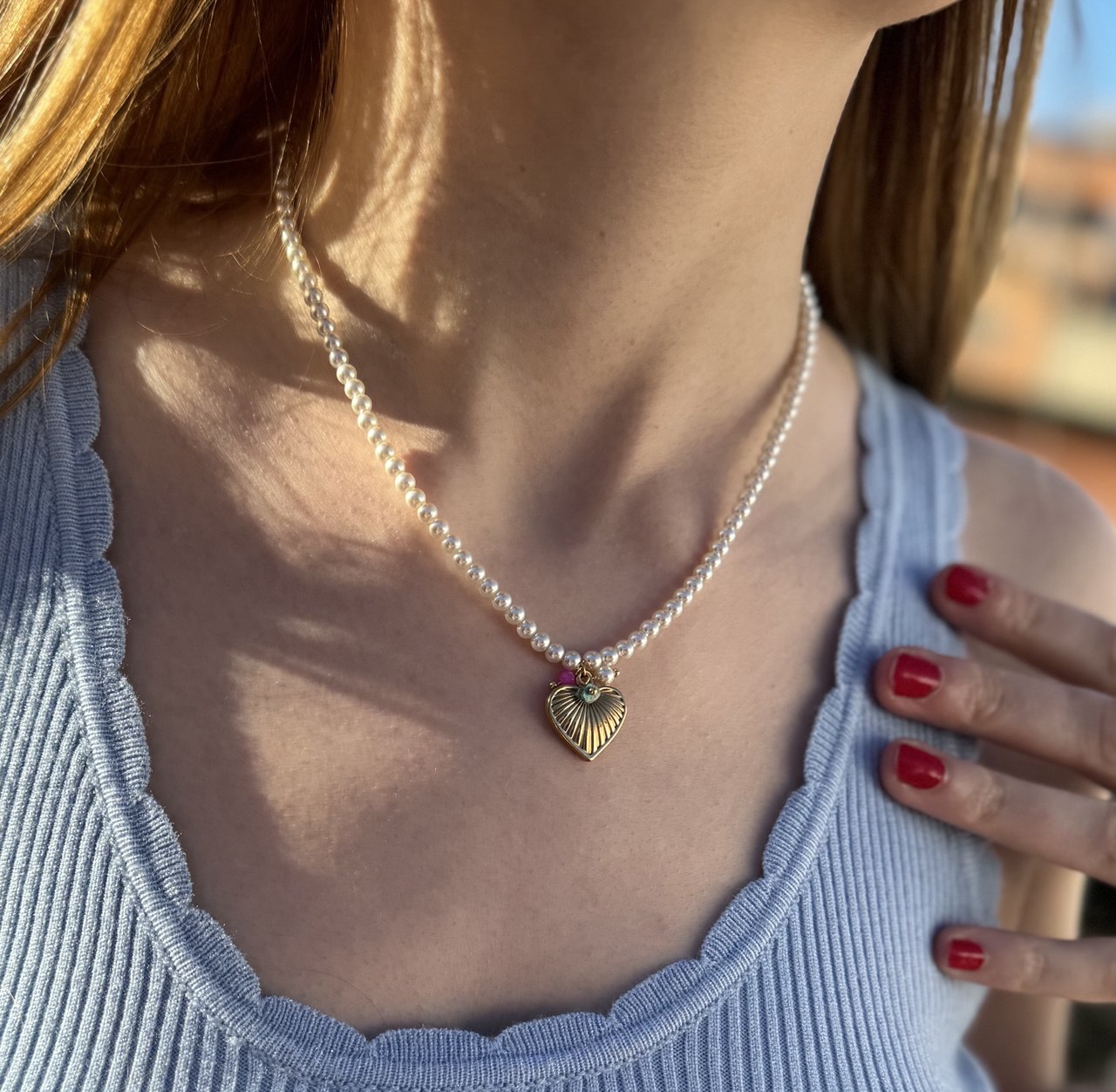 Collar Corazón de Mar