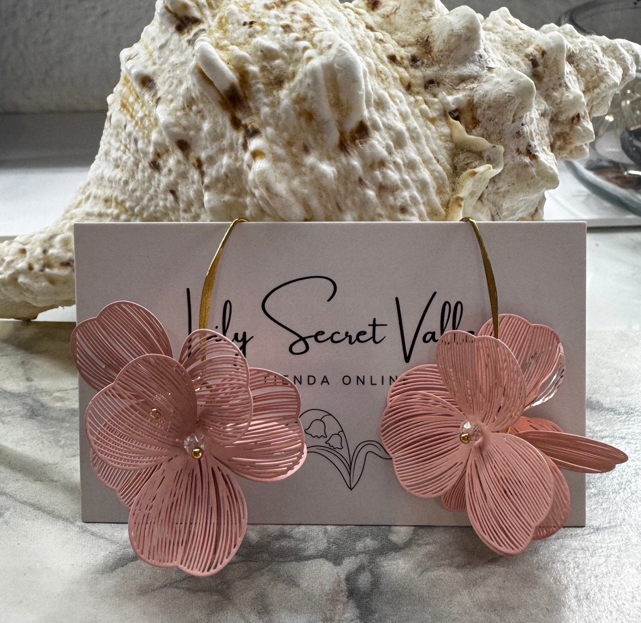 Pendientes Blush Petals