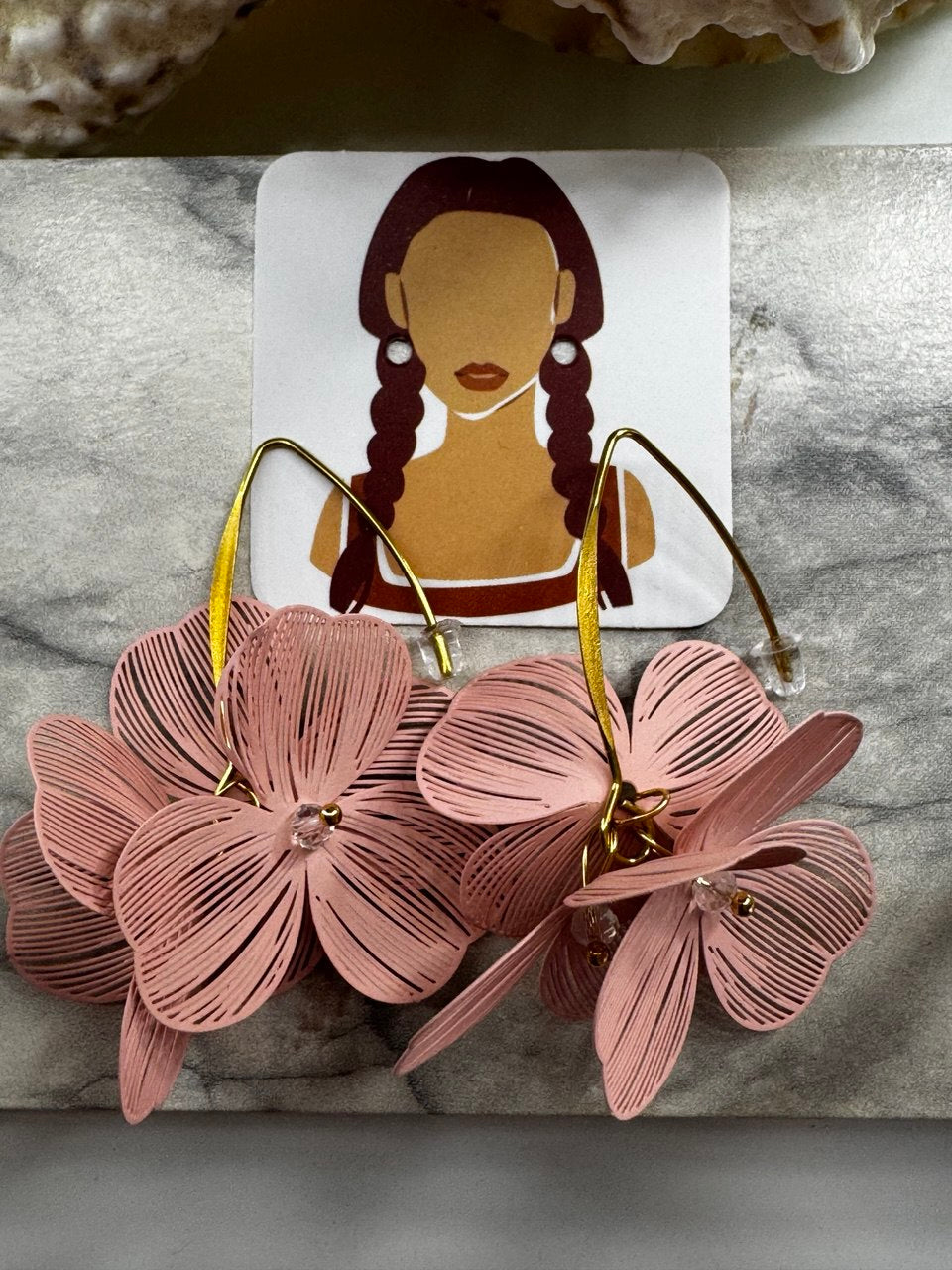 Pendientes Blush Petals