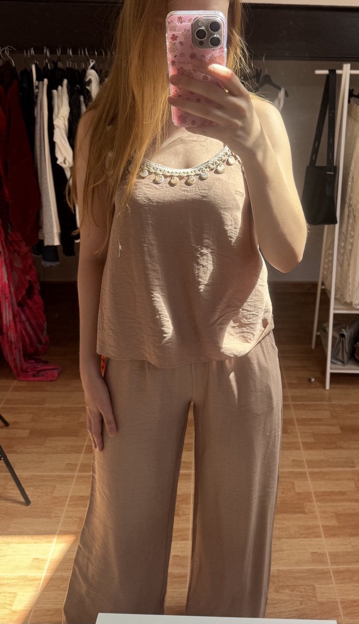 Conjunto Sahara Crema