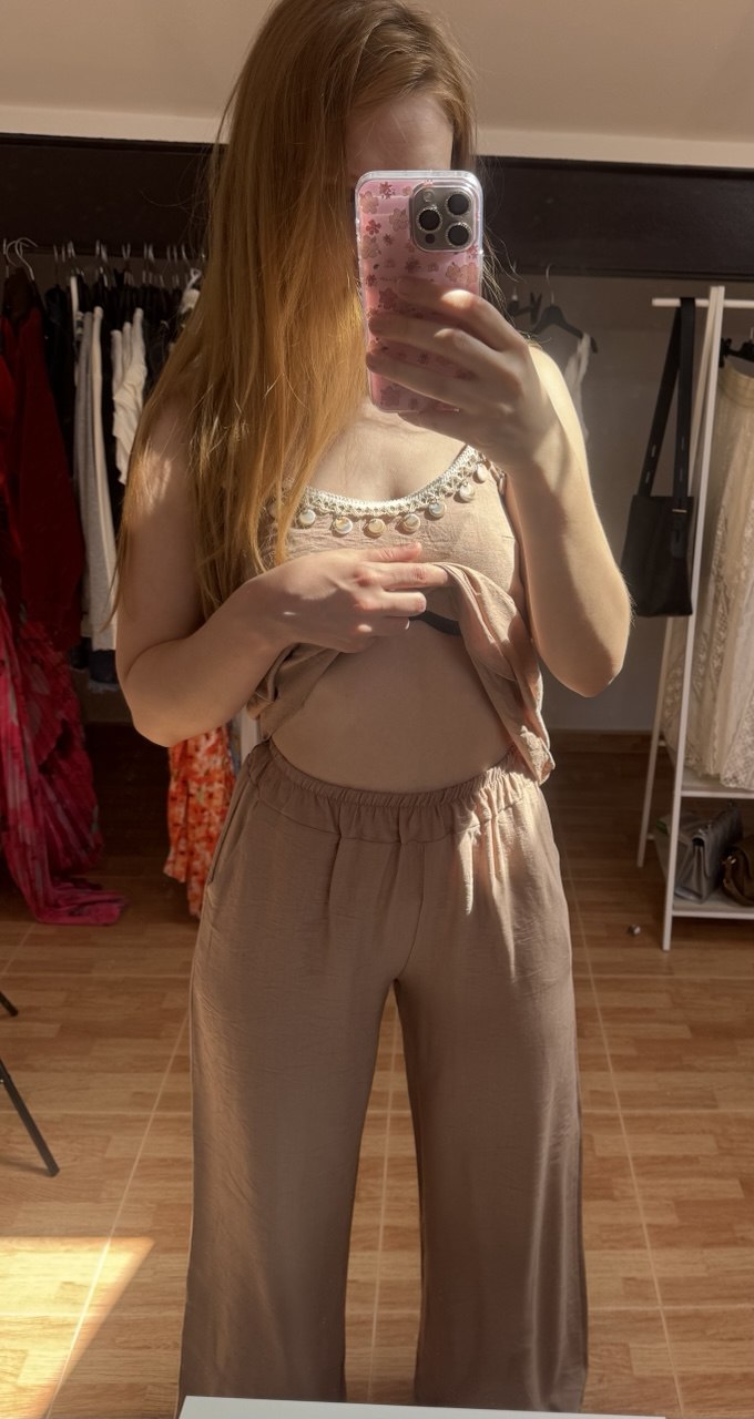 Conjunto Sahara Crema
