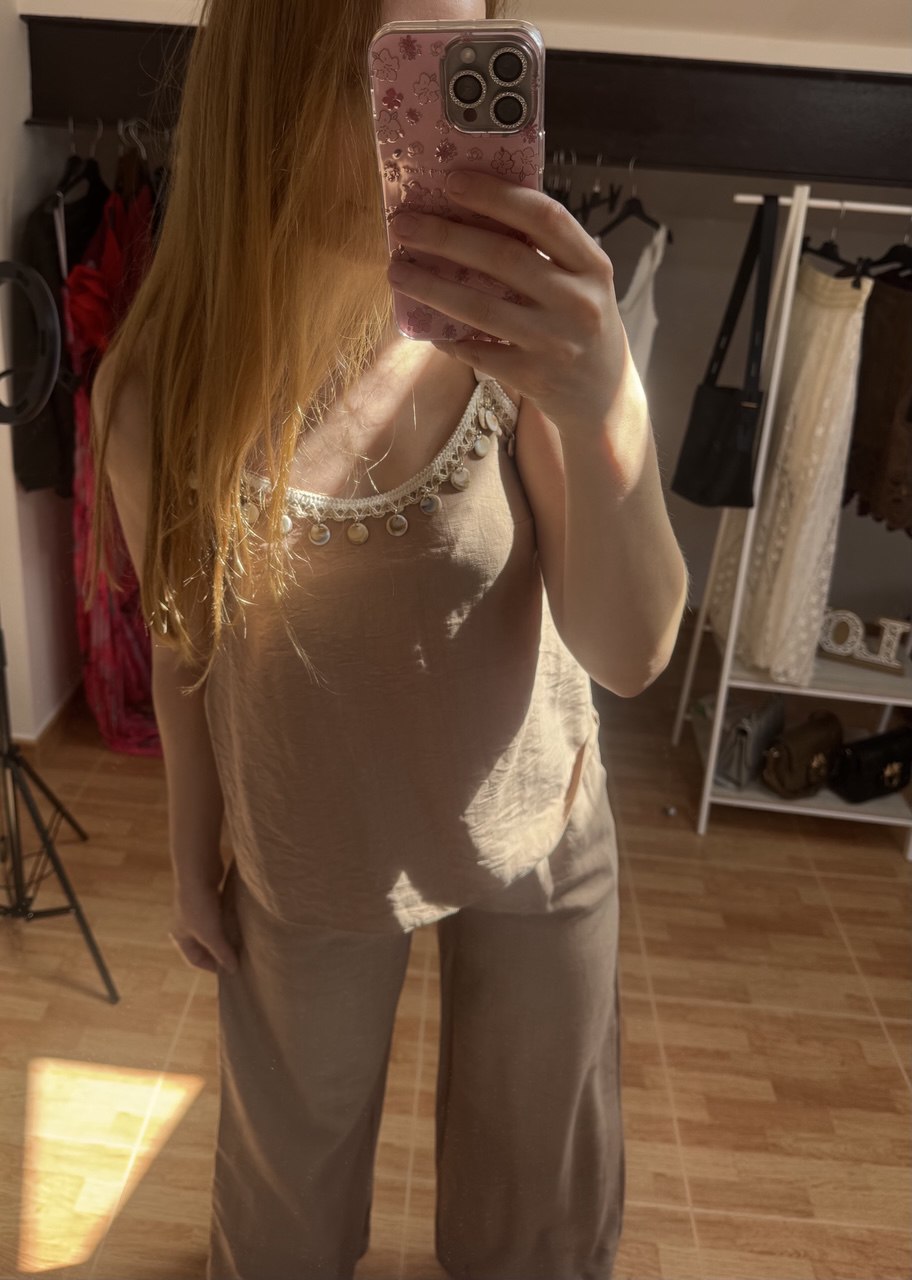 Conjunto Sahara Crema