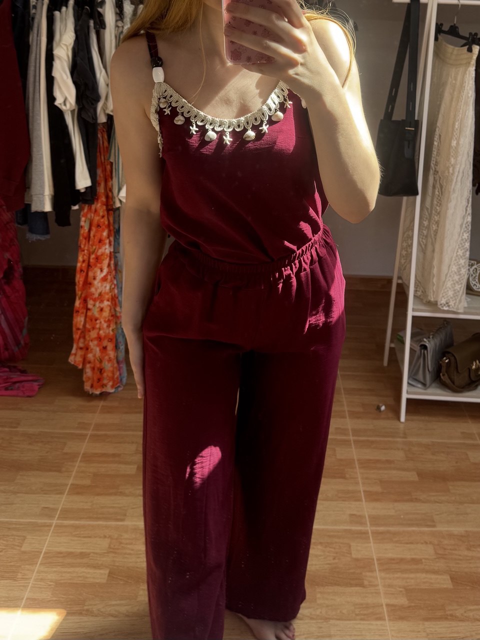 Conjunto Sahara Burgundy