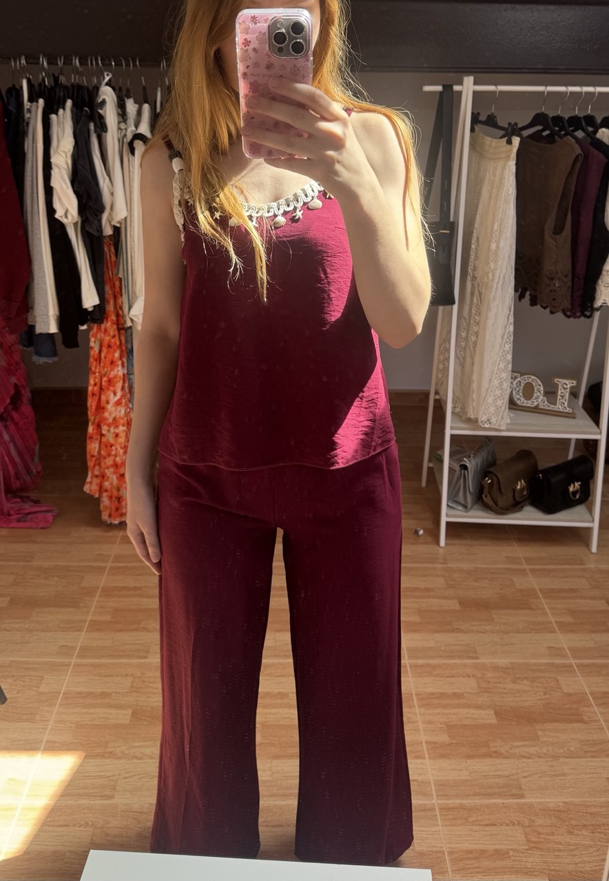 Conjunto Sahara Burgundy