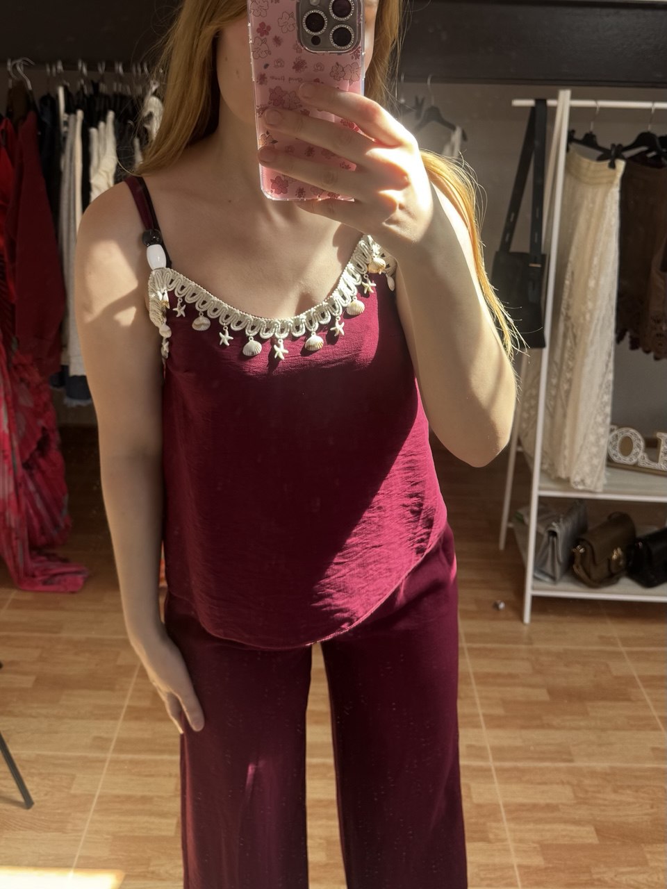 Conjunto Sahara Burgundy