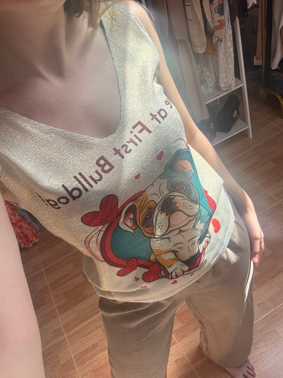 Blusa Love Bulldog