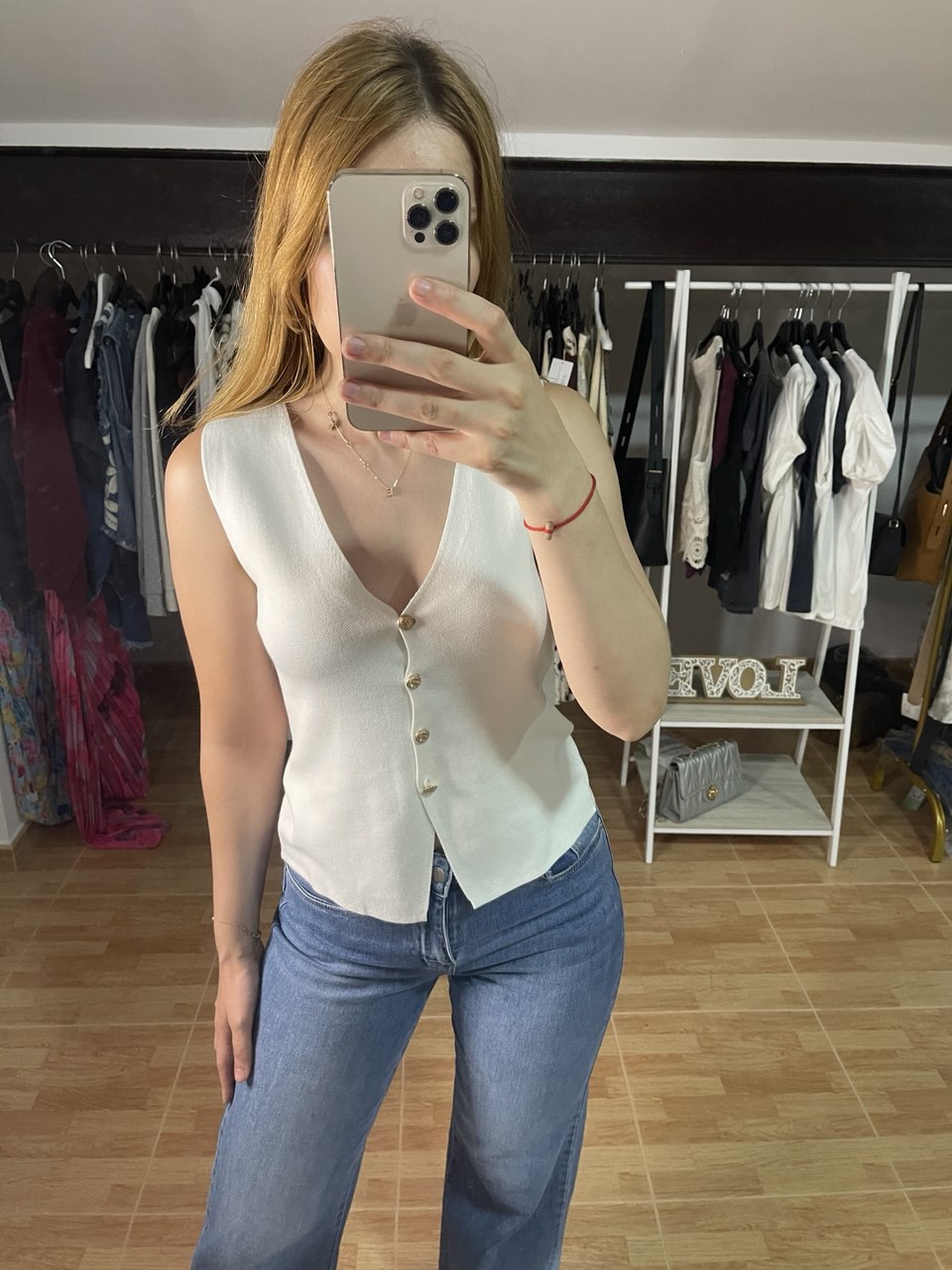 Blusa tipo chaleco (varios colores)