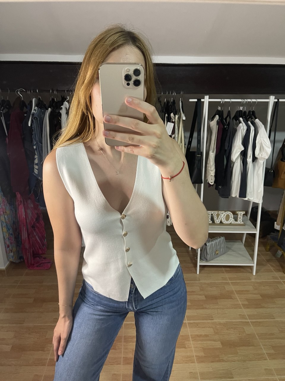 Blusa tipo chaleco (varios colores)