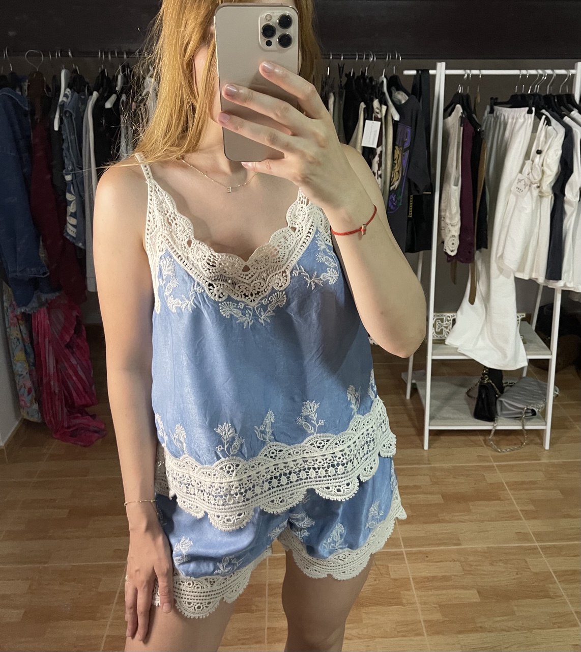 Conjunto Blue Boho