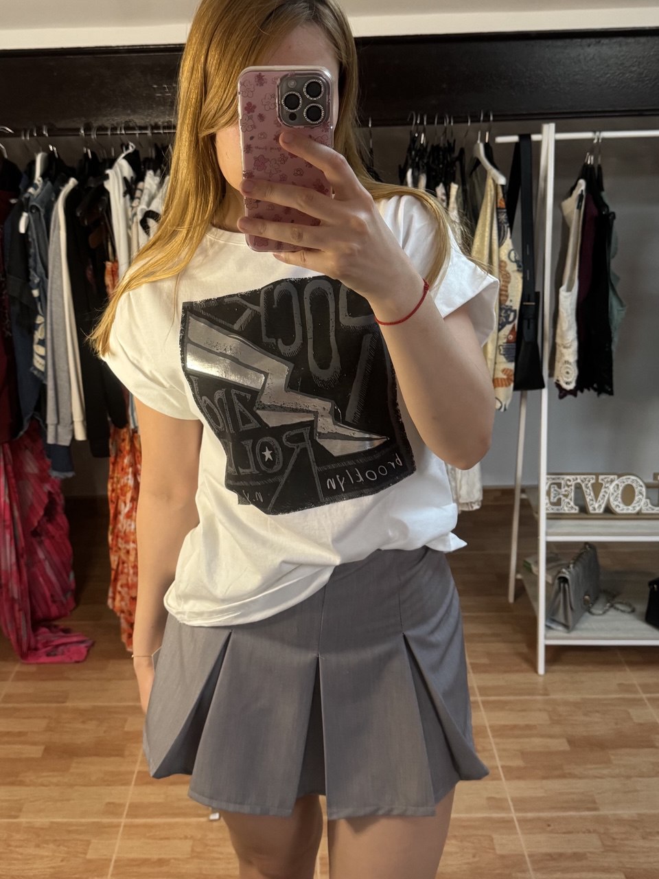 Camiseta blanca Rock