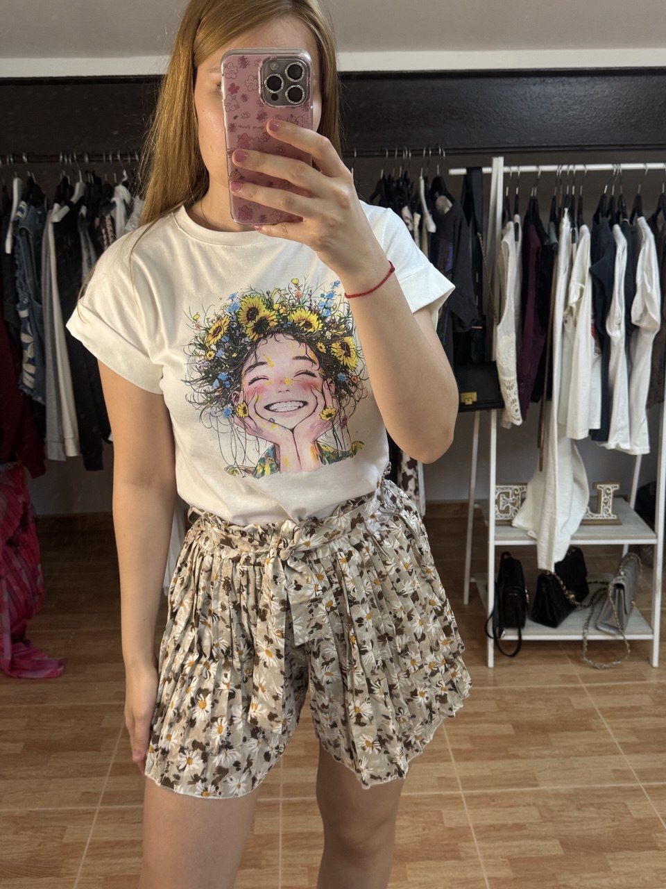 Falda pantalón flores (Varios colores)