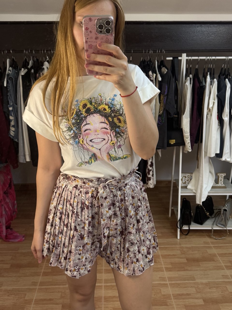 Falda pantalón flores (Varios colores)