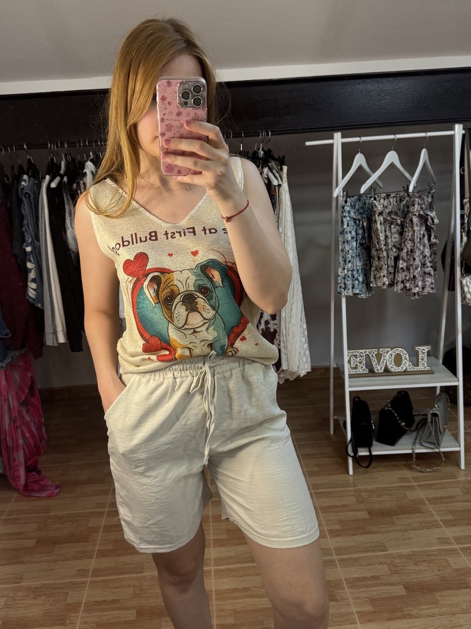 Bermudas efecto lino (Varios colores)