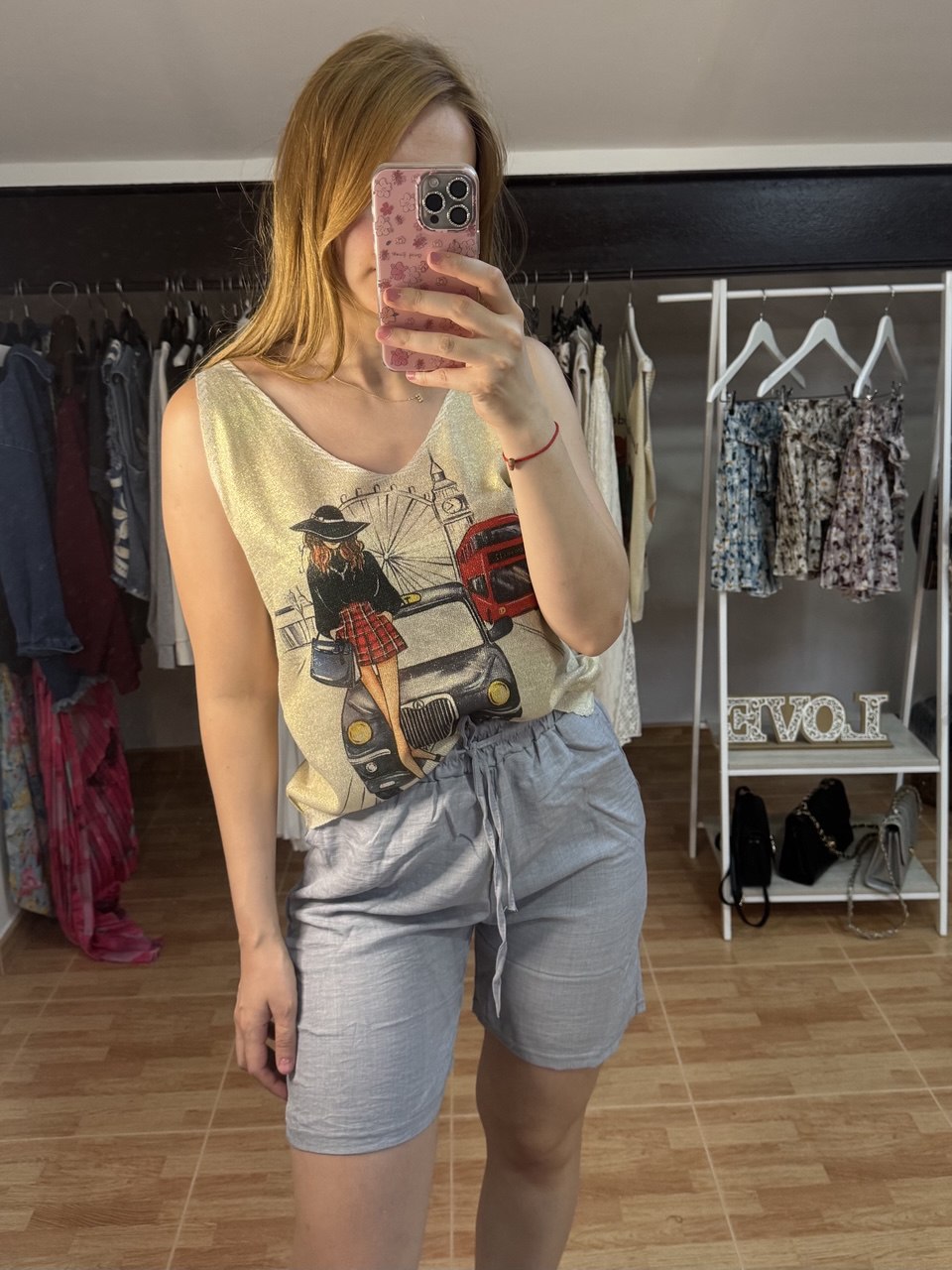 Bermudas efecto lino (Varios colores)
