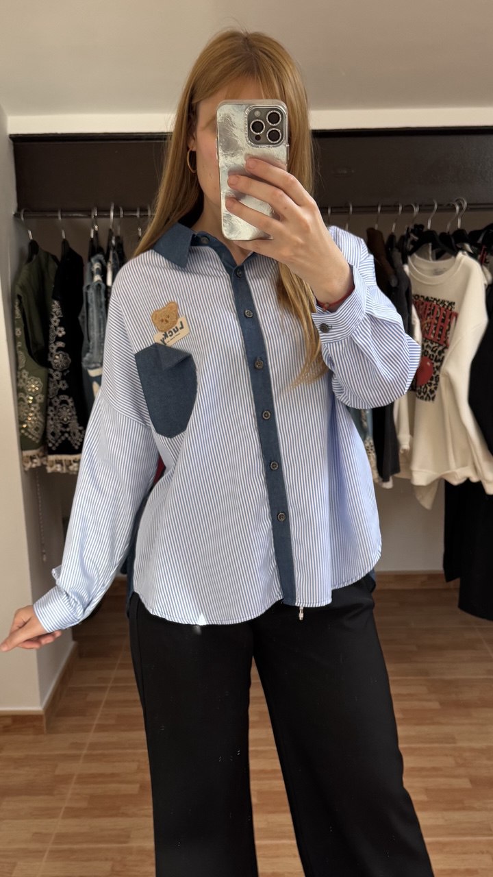 Camisa oversize osito