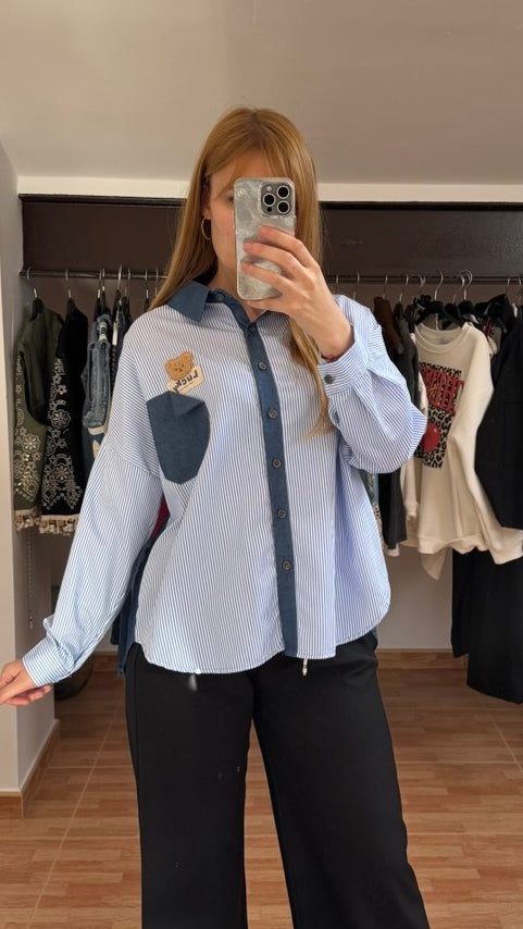Camisa oversize osito