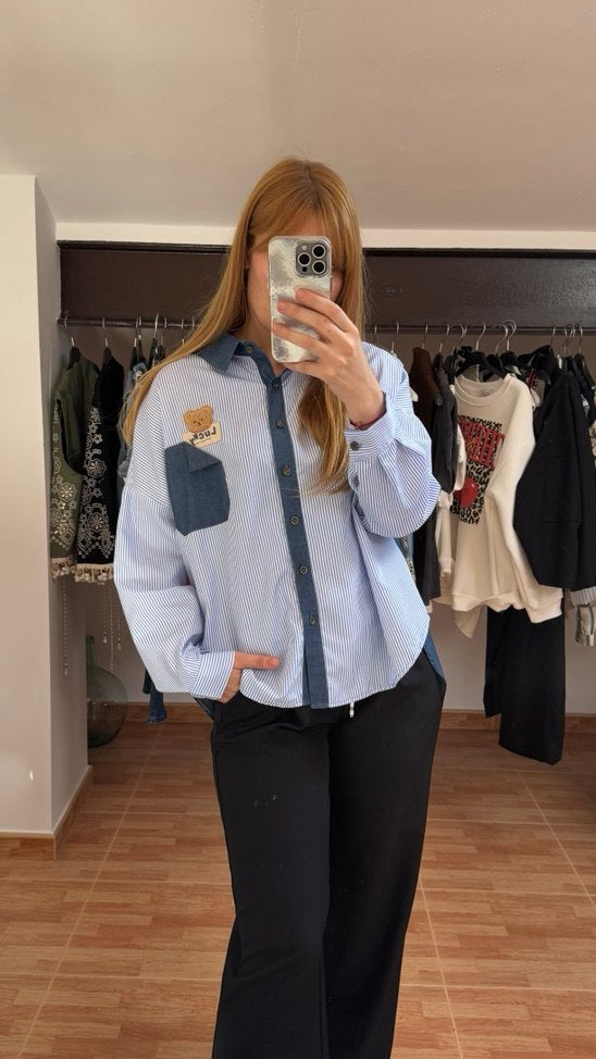 Camisa oversize osito