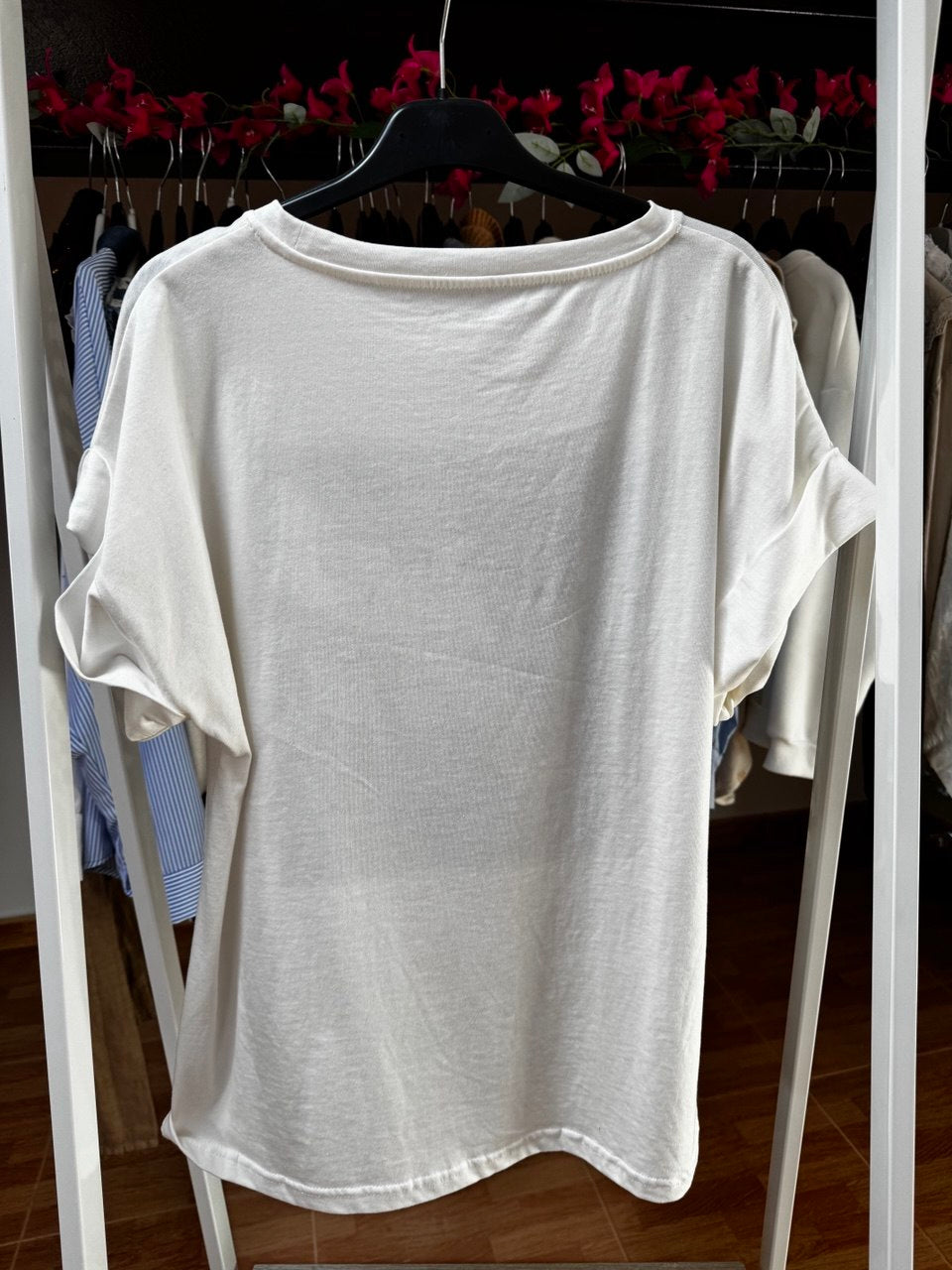 Camiseta blanca Rock