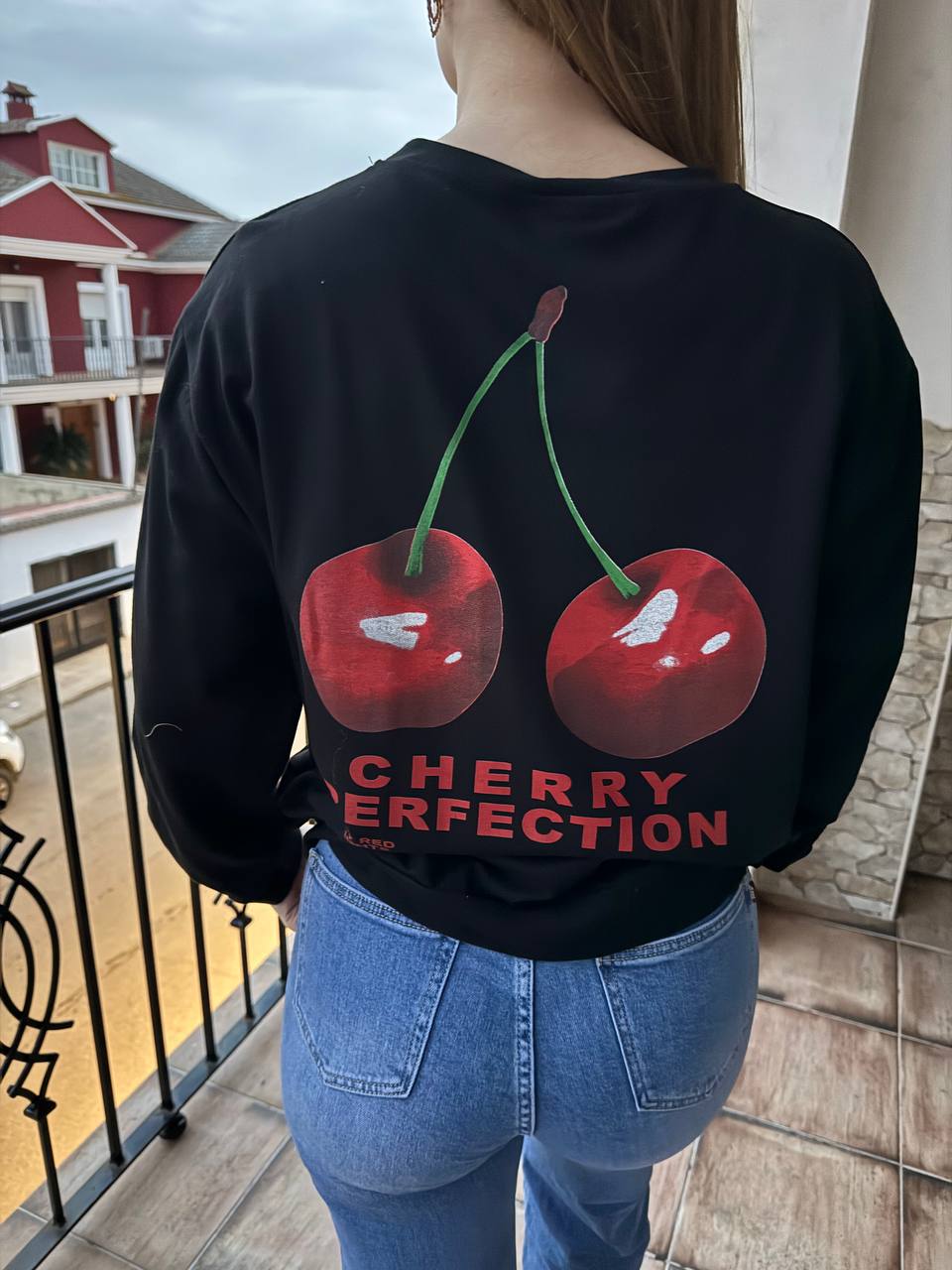 Black cherry perfection sweatshirt