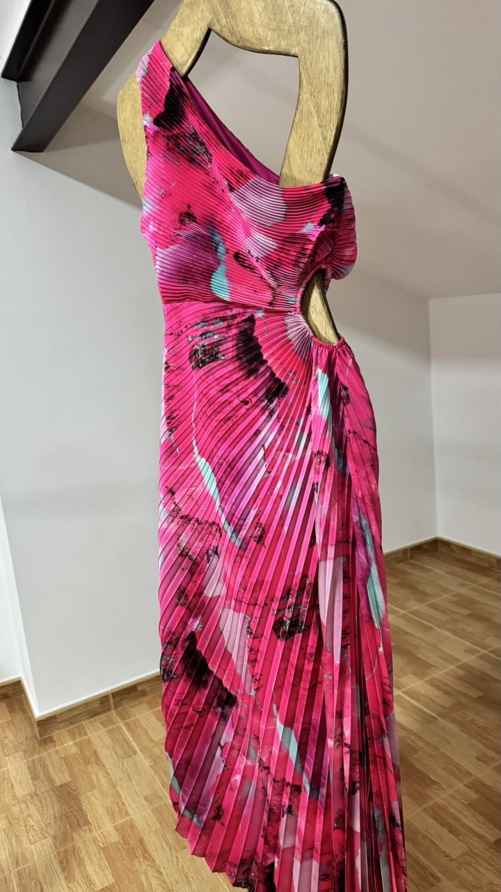 Vestido largo rosa Dorothy