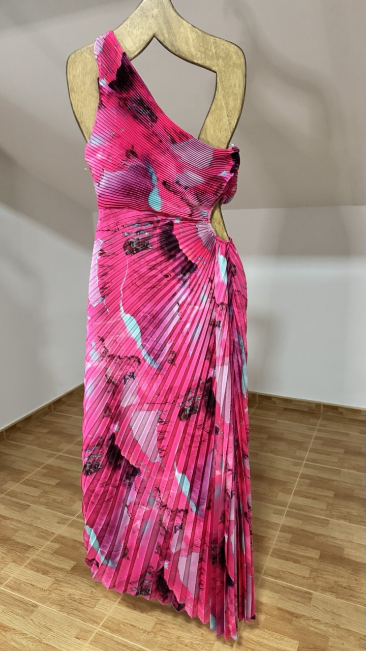 Vestido largo rosa Dorothy