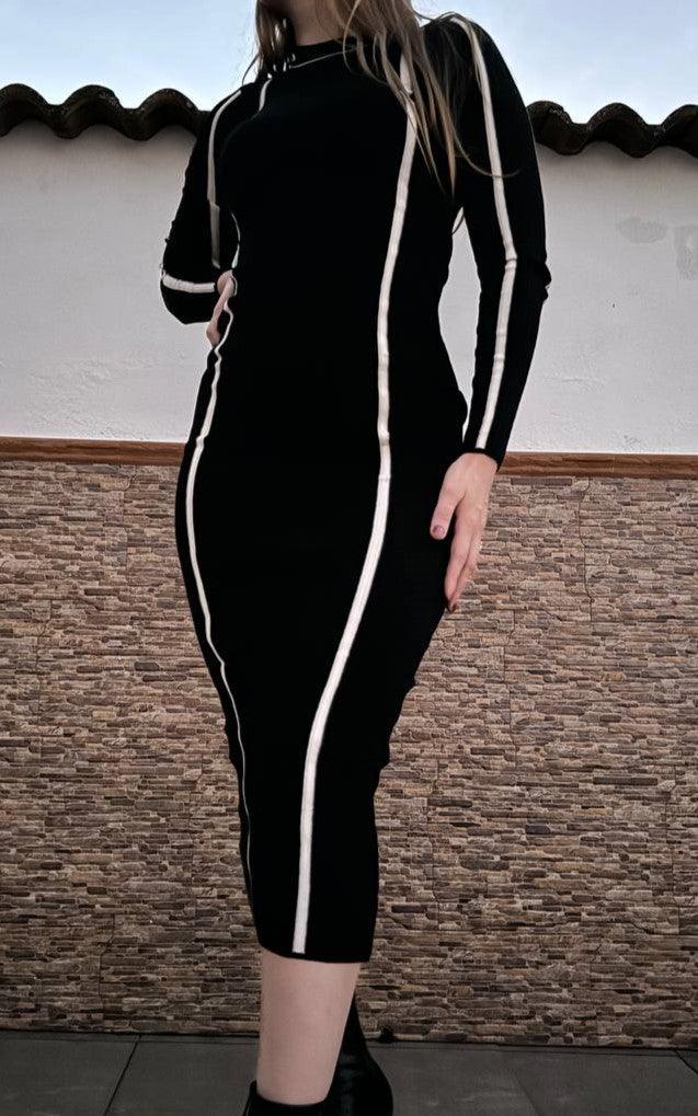 Vestido de punto silueta