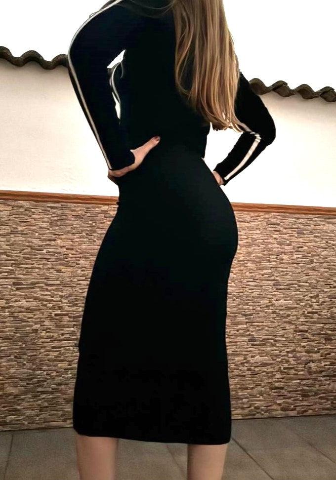 Vestido de punto silueta