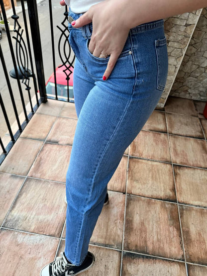 Jeans claros rectos