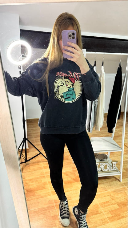 Women Power Oversize Sweatshirt