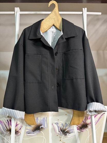 Conjunto chaqueta y pantalón palazzo