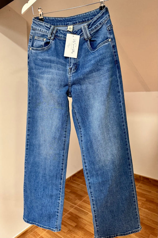Jeans claros rectos