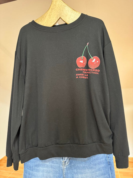 Black cherry perfection sweatshirt