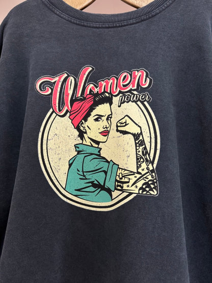 Women Power Oversize Sweatshirt