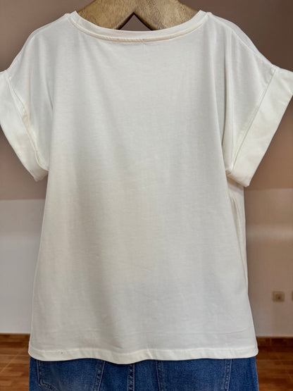 White geisha t-shirt