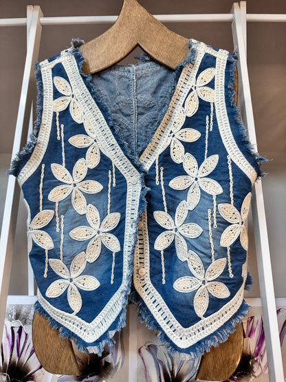 Chaleco Denim Boho