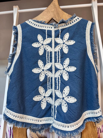 Chaleco Denim Boho