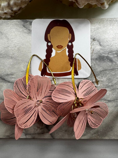 Pendientes Blush Petals