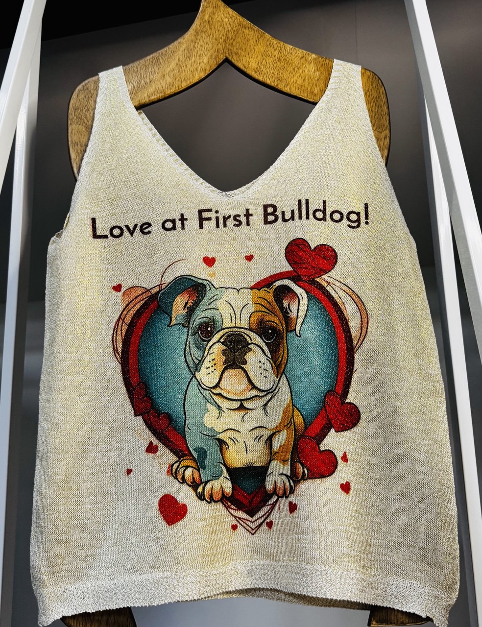 Blusa Love Bulldog