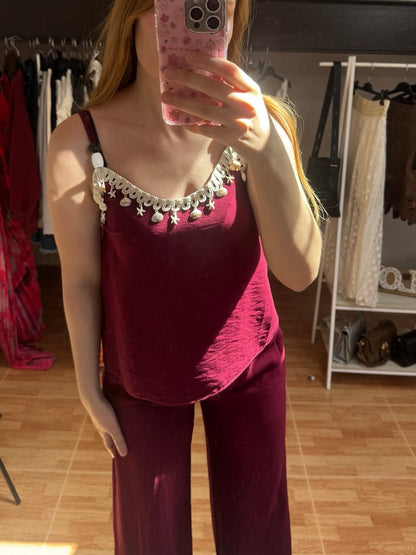 Conjunto Sahara Burgundy