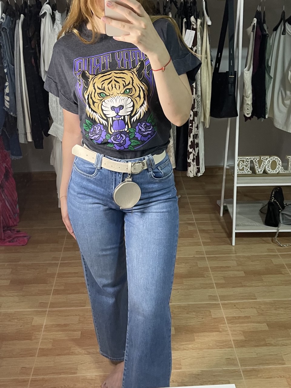 Vaqueros rectos estilo levis