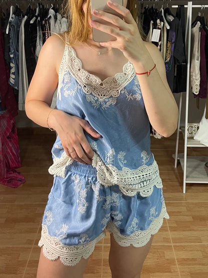Conjunto Blue Boho