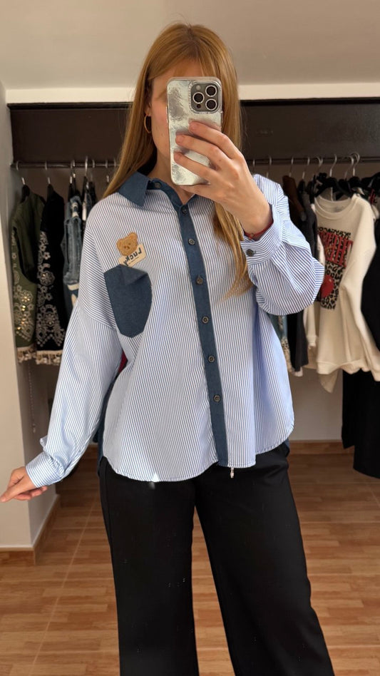 Camisa oversize osito