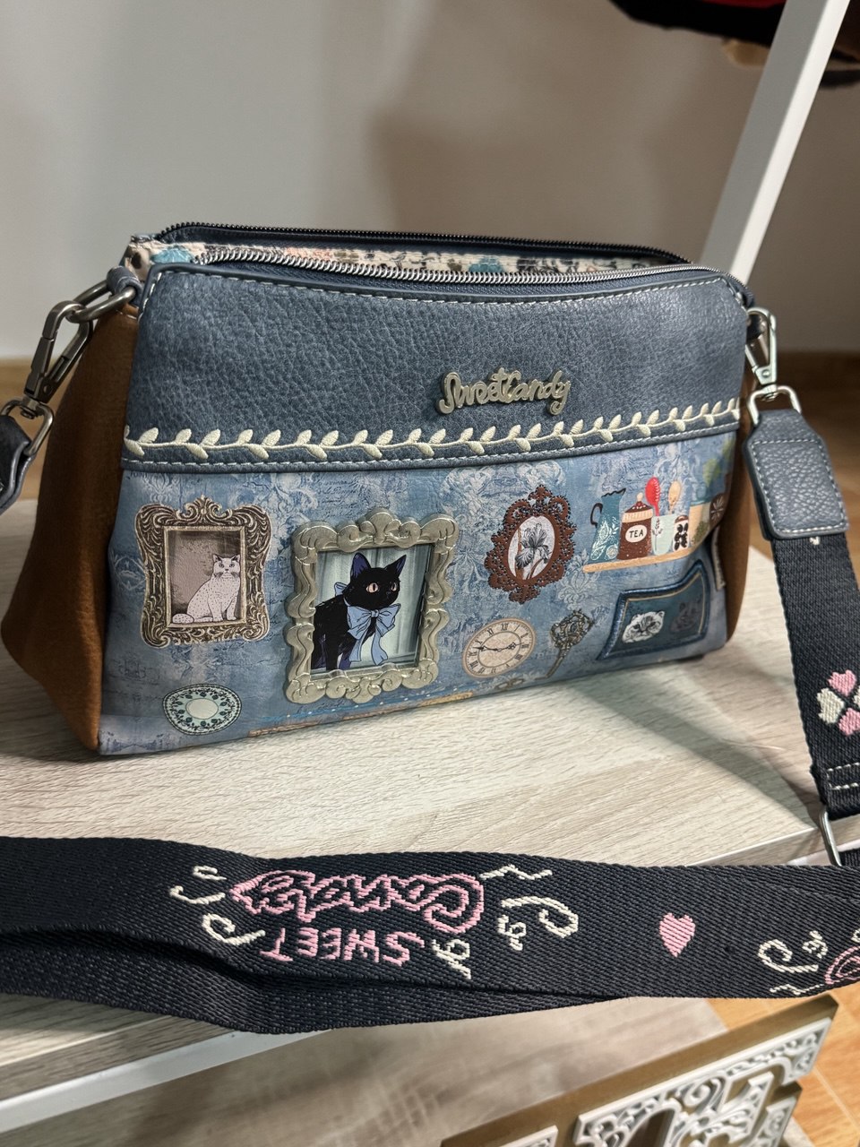 Bolso bandolera azul Sweet Candy